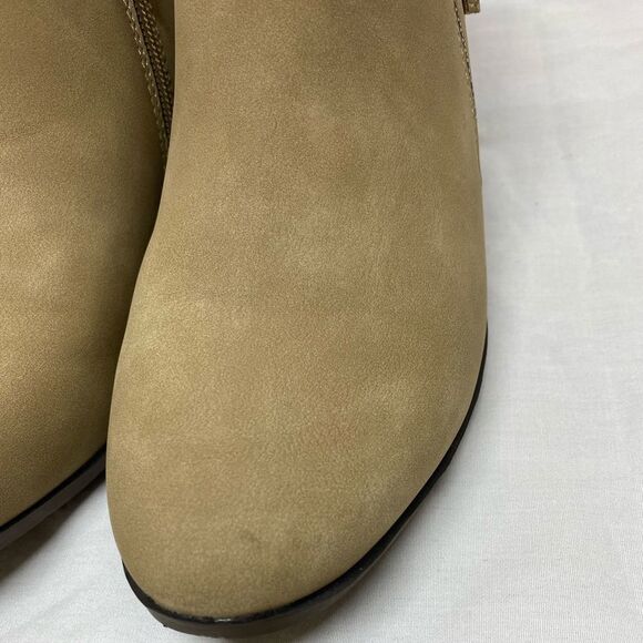 Sam Edelman Petty Packer Putty Leather Ankle Boots Size 5 - Picture 8 of 13